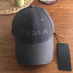 Tesla Logo Hat NWT
